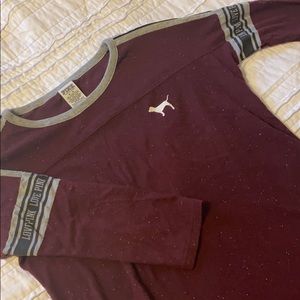 VS Pink 3/4 tee! In great condition!